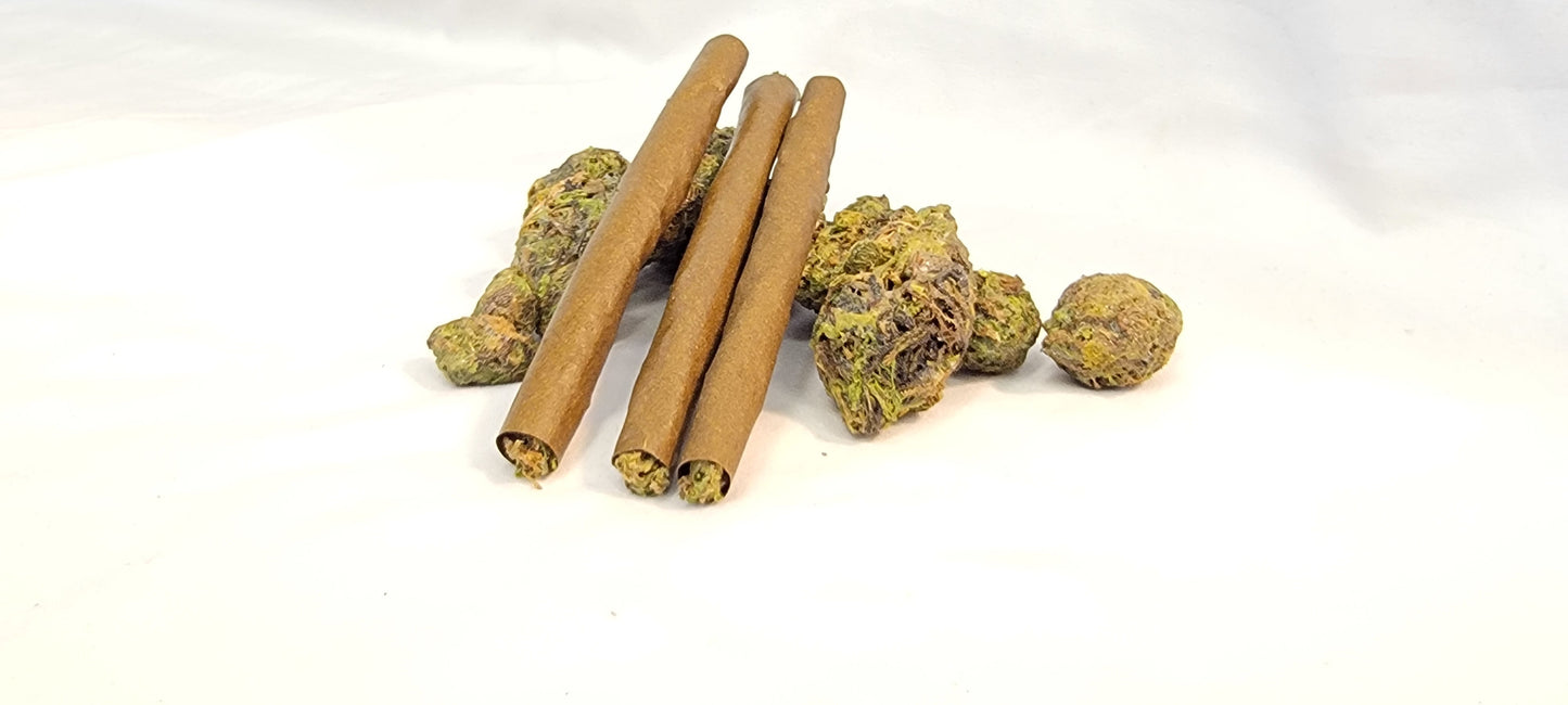 3 - Pack Fake Blunts – Real Blunt Wraps, Ultra Realistic Prop Blunts, Handmade Faux Cannabis Blunt Set Weed Decor, Stoner Gift, 420 Photo Prop - FAUX - 20 Decor420 accessory420 decor