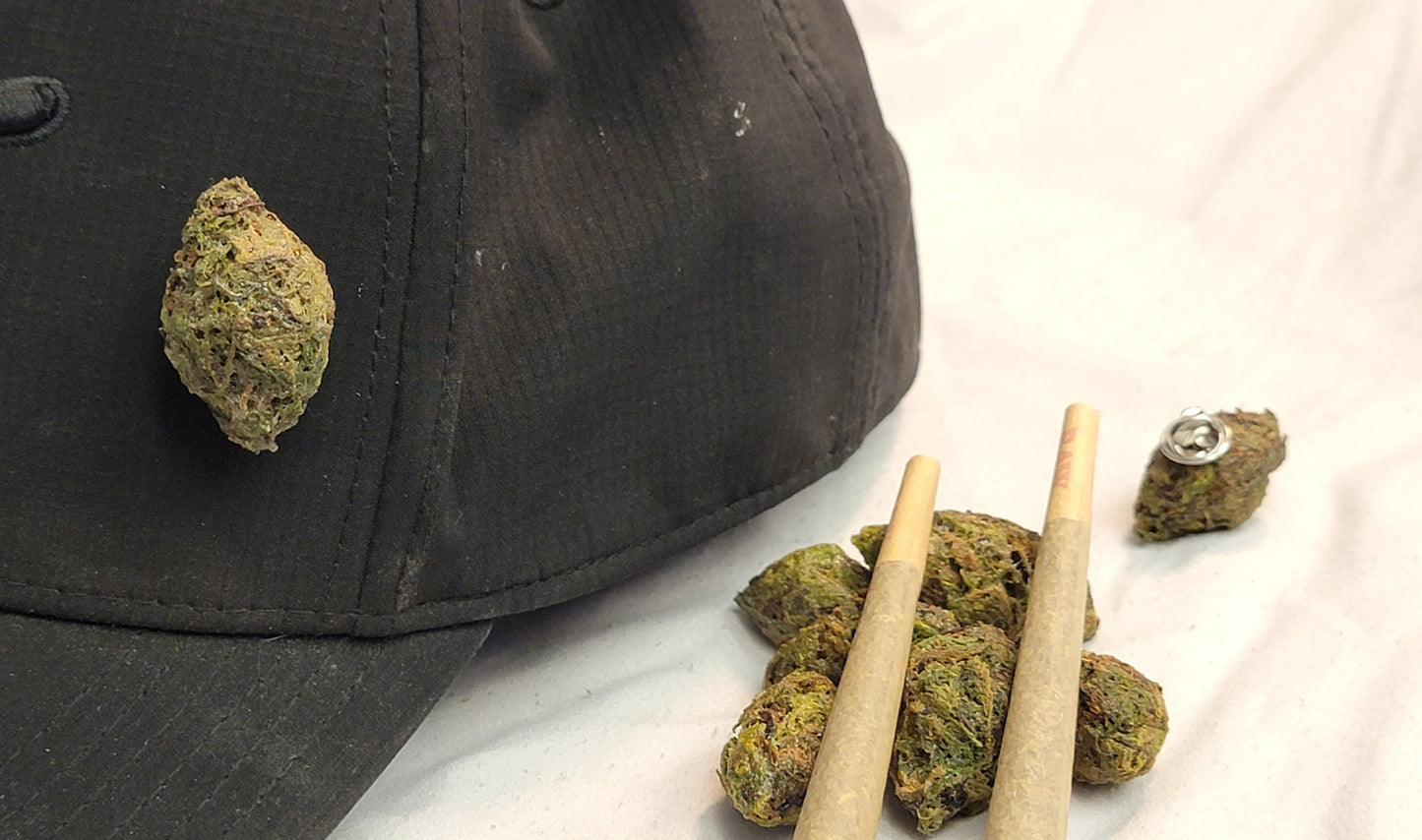 Fake Nug Pin – Realistic Weed Bud Lapel Pin | Funny 420 Hat & Lanyard Accessory | Stoner Gift | Cannabis Culture | Butterfly Clutch Back - FAUX - 20 Decor420 accessory420 gift