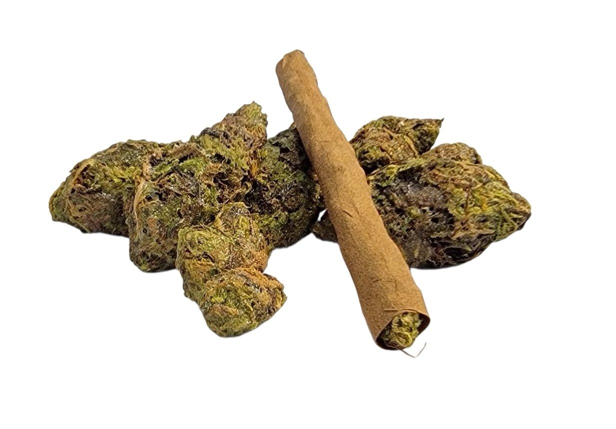 Realistic Fake Blunt Prop – 4.5" Faux Cannabis Blunt with Nug Tips – Handmade 420 Gag Gift, Weed Lover Novelty Decor - FAUX - 20 Decor420 accessory420 gift ideas