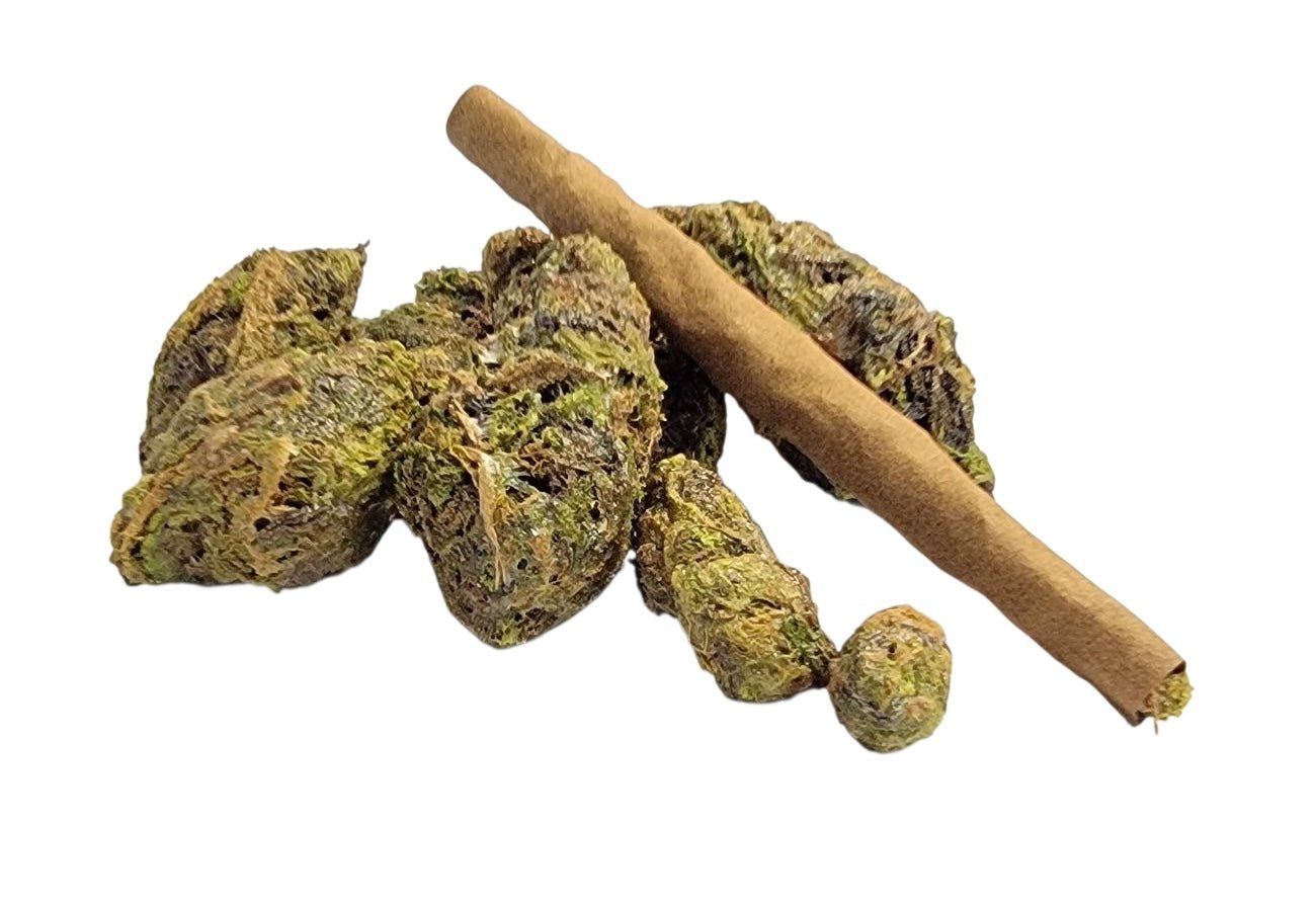 Realistic Fake Blunt Prop – 4.5" Faux Cannabis Blunt with Nug Tips – Handmade 420 Gag Gift, Weed Lover Novelty Decor - FAUX - 20 Decor420 accessory420 gift ideas