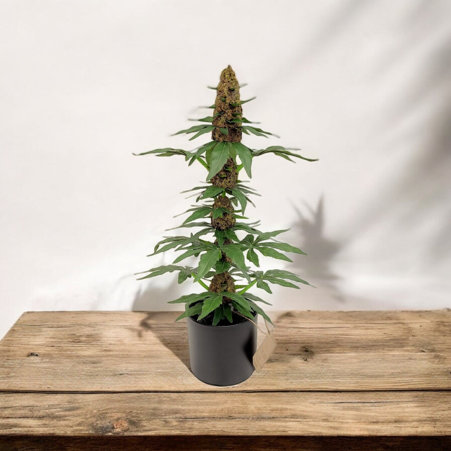 20" Artificial Marijuana Plant | Fake Cannabis Plants | Fake Weed | 420 Decor | Stoner Gifts | Marijuana Accessories | Pot Leaf - FAUX - 20 Decor