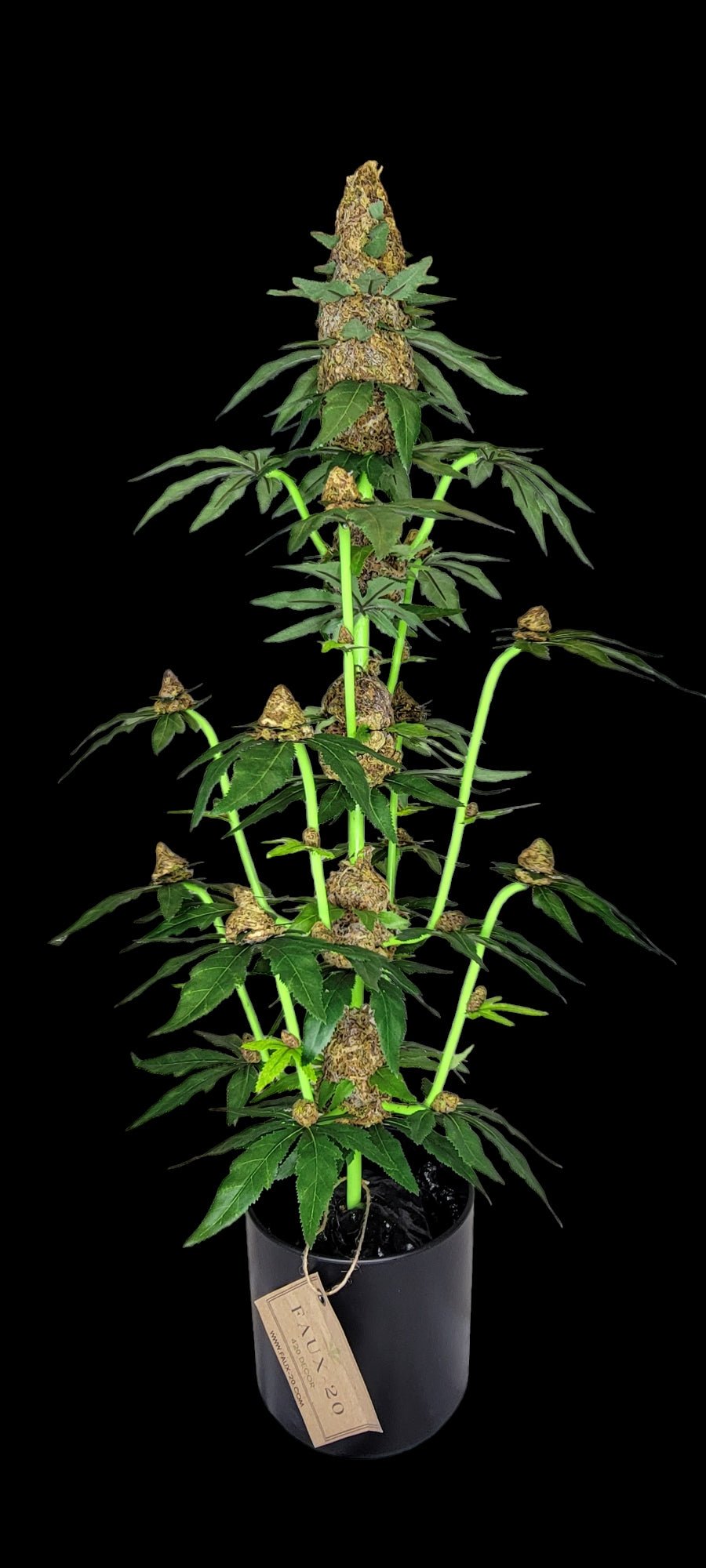 30" Artificial Marijuana Plant - Fake Weed Cannabis Hemp (420) Decoration | FAUX - 20 - FAUX - 20 Decor