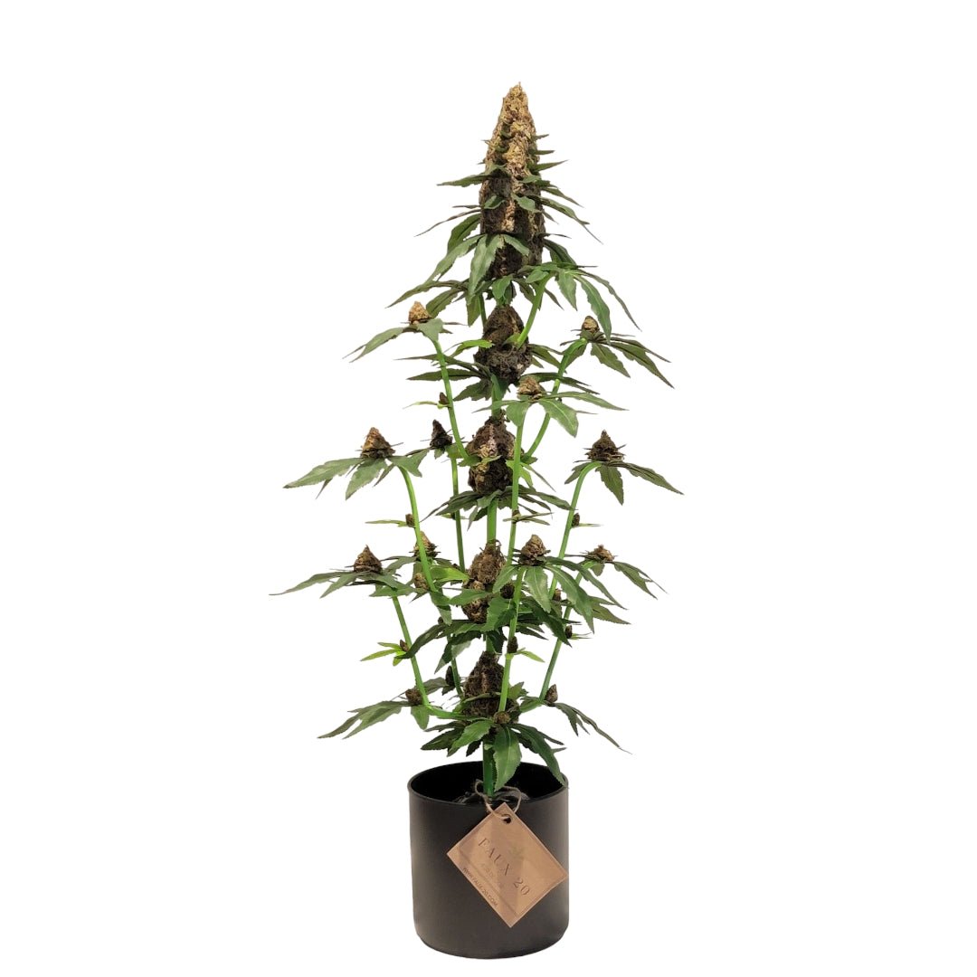 30" Artificial Marijuana Plant - Fake Weed Cannabis Hemp (420) Decoration | FAUX - 20 - FAUX - 20 Decor