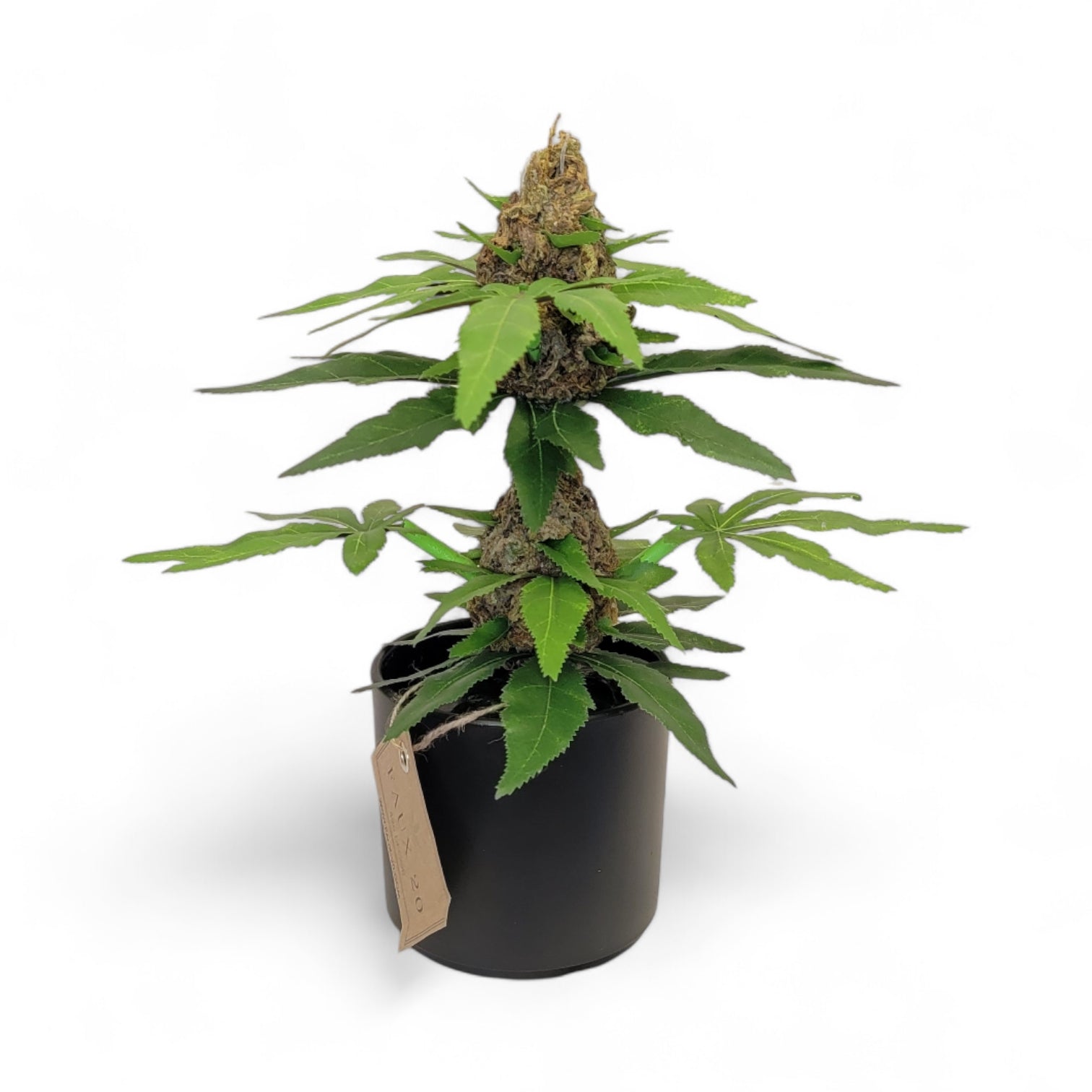 Artificial Marijuana Plant Fake weed 420 Decor Kush Fake Weed Plant (10" inch) - FAUX - 20 Decor