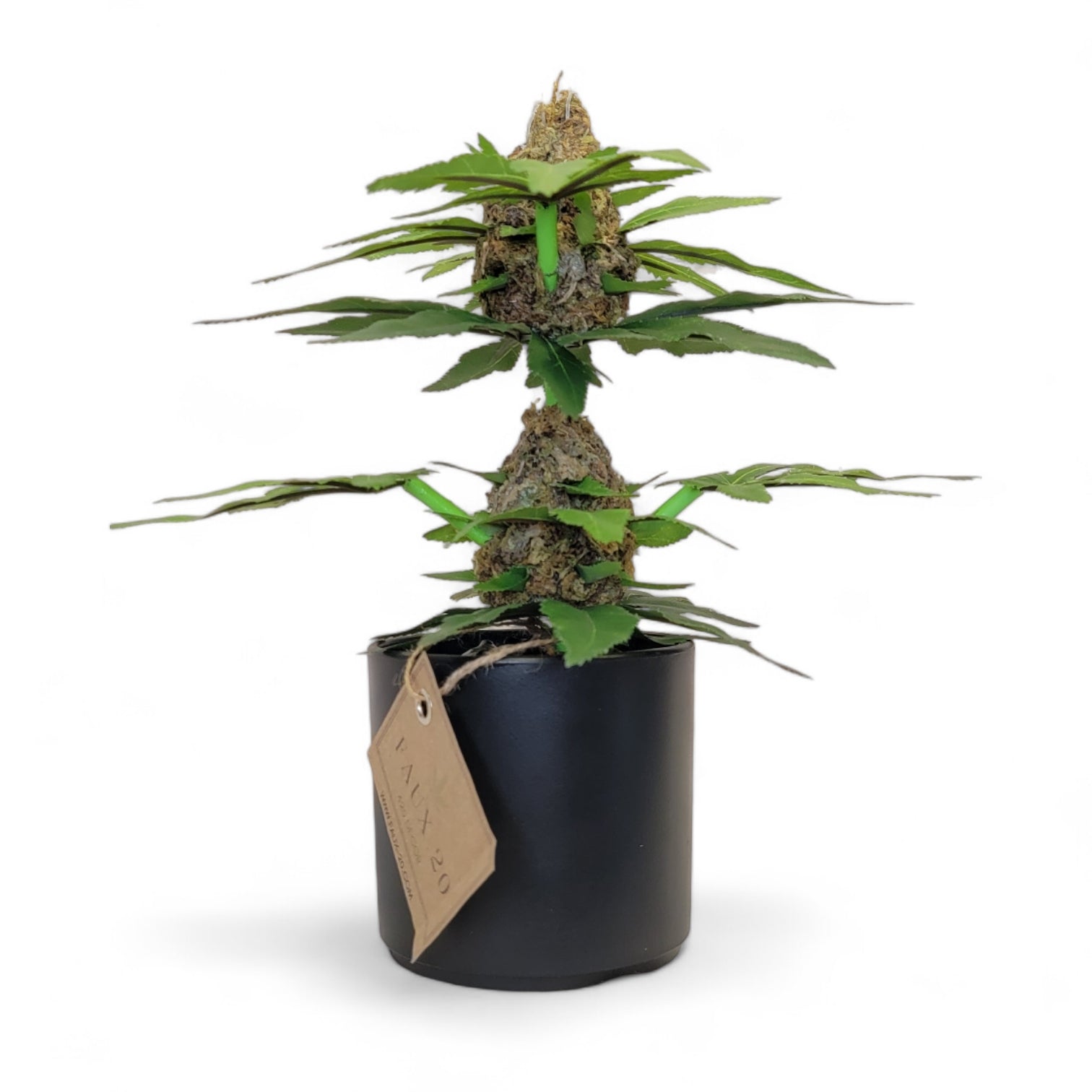 Artificial Marijuana Plant Fake weed 420 Decor Kush Fake Weed Plant (10" inch) - FAUX - 20 Decor