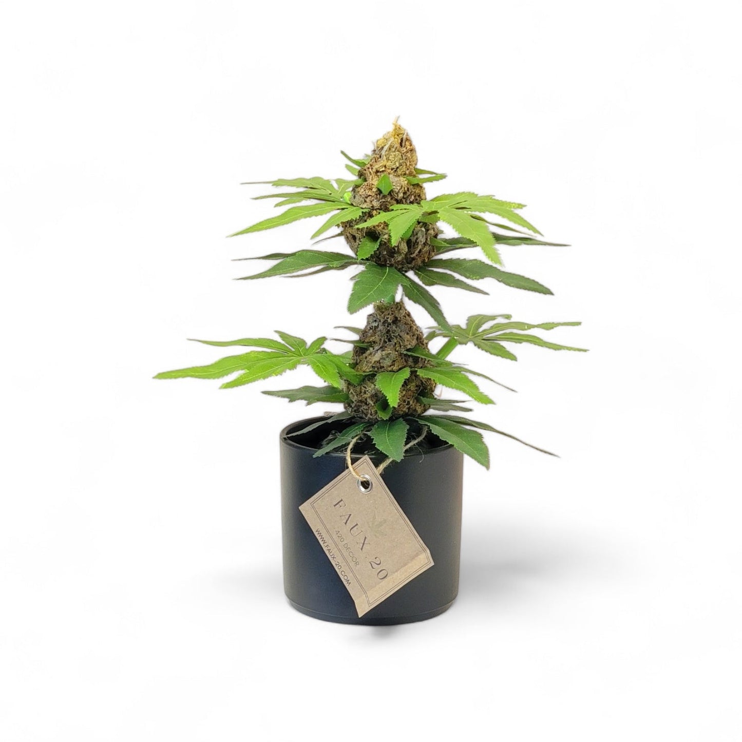 Artificial Marijuana Plant Fake weed 420 Decor Kush Fake Weed Plant (10" inch) - FAUX - 20 Decor