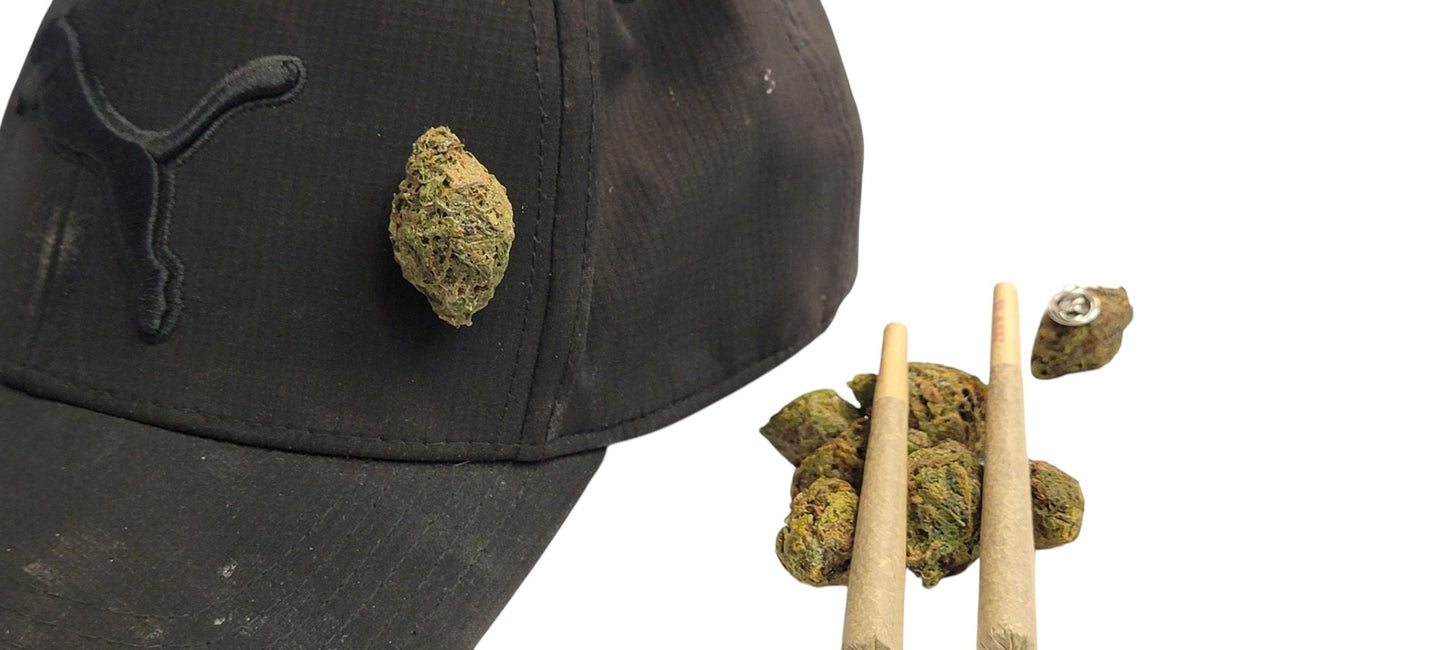Fake Nug Pin – Realistic Weed Bud Lapel Pin | Funny 420 Hat & Lanyard Accessory | Stoner Gift | Cannabis Culture | Butterfly Clutch Back - FAUX - 20 Decor420 accessory420 gift