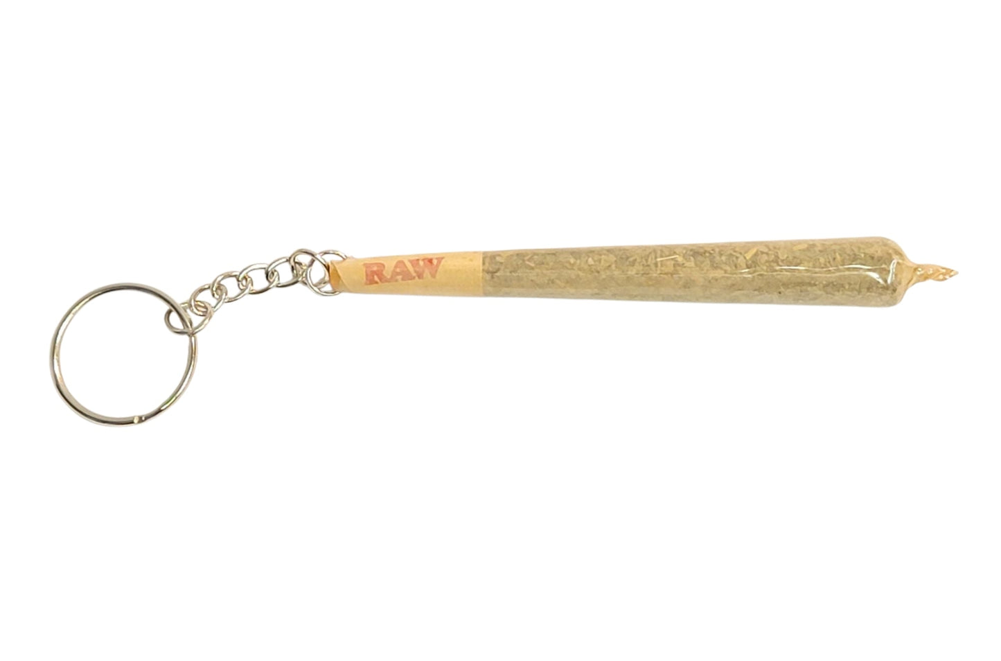 Faux Doobie Keychain – Fake Joint Keychain with UV Resin Coating | Weed Keychain | Funny 420 Gift for Stoners | Cannabis - Inspired Accessory for Bags & Keys - FAUX - 20 Decor420 accessory420 gift