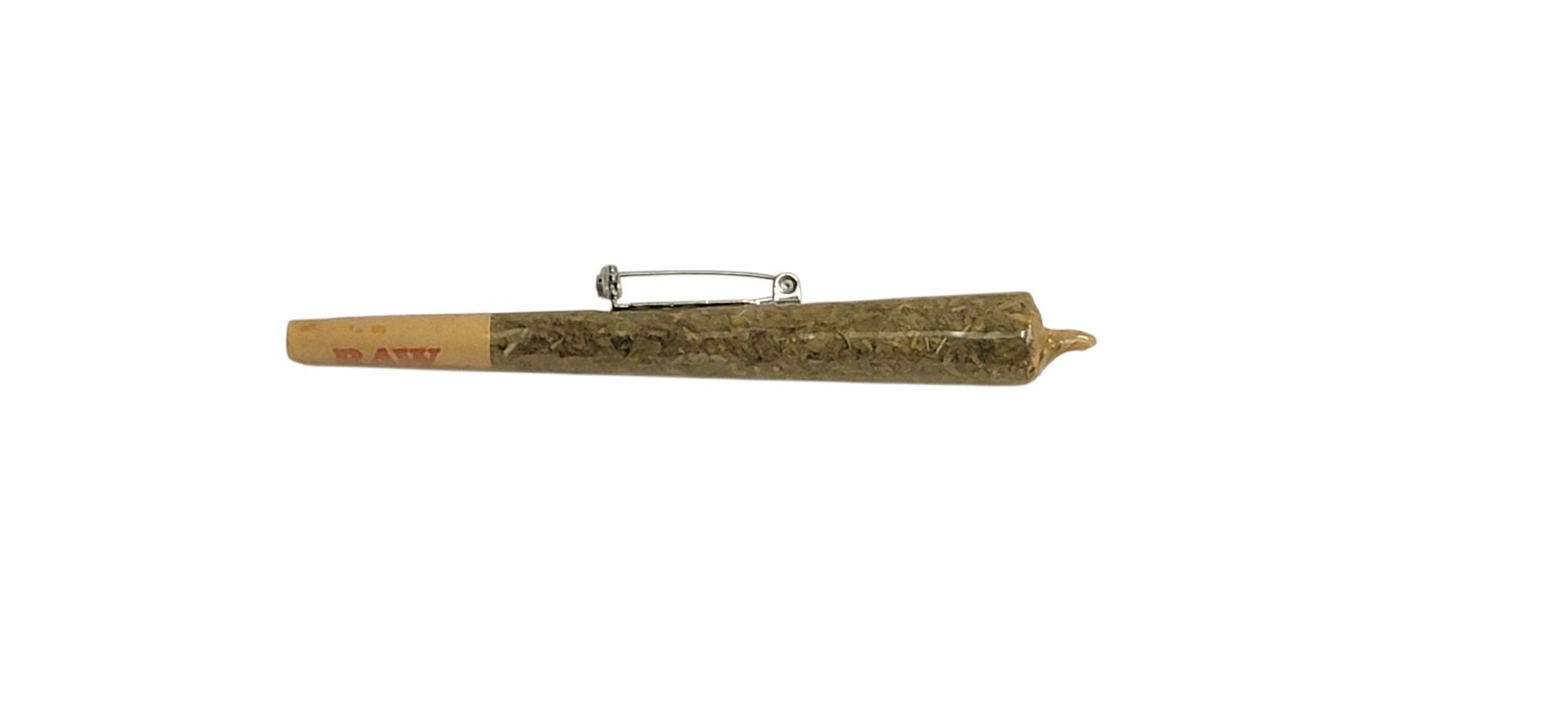 Faux Doobie Pin – Real King Size Cone | Funny 420 Hat Pin | Fake Joint Pin | 420 Accessory | Weed Accessory | Cannabis Gift | Stoner Hat, Lanyard Pin, or Bag Clip - FAUX - 20 Decorcannabis giftcannabis pin