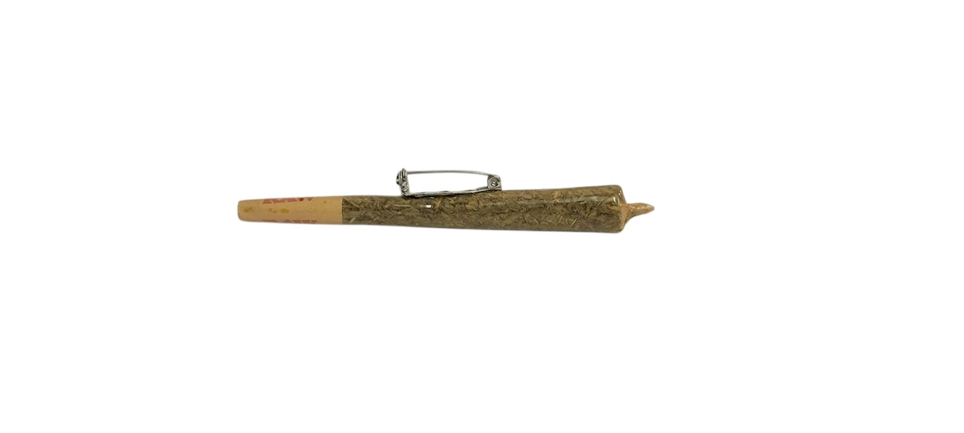 Faux Doobie Pin – Real King Size Cone | Funny 420 Hat Pin | Fake Joint Pin | 420 Accessory | Weed Accessory | Cannabis Gift | Stoner Hat, Lanyard Pin, or Bag Clip - FAUX - 20 Decorcannabis giftcannabis pin