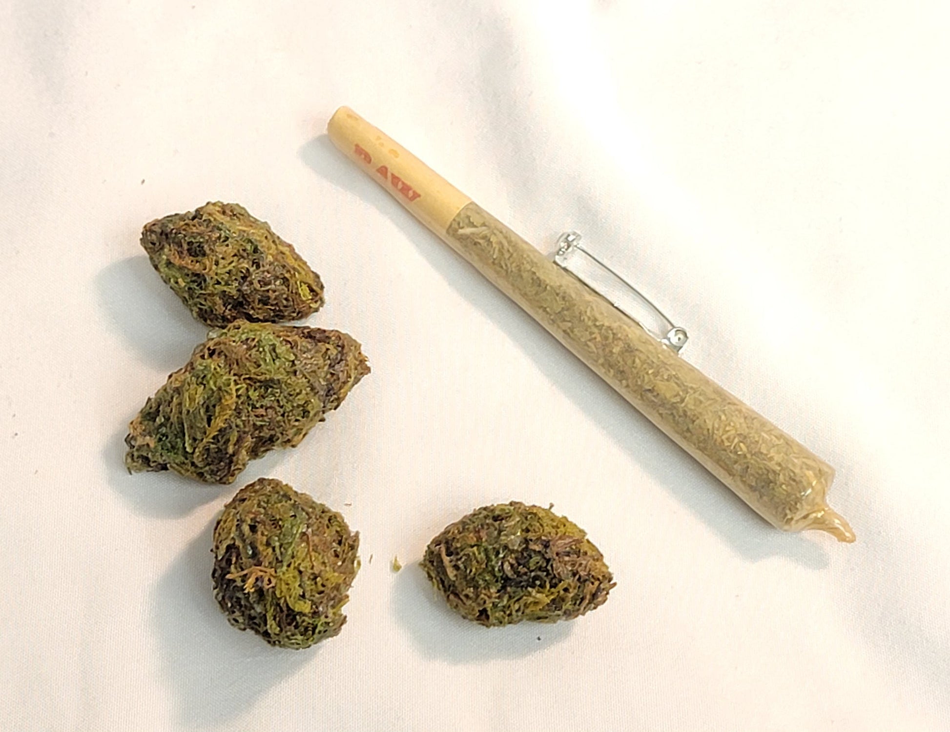 Faux Doobie Pin – Real King Size Cone | Funny 420 Hat Pin | Fake Joint Pin | 420 Accessory | Weed Accessory | Cannabis Gift | Stoner Hat, Lanyard Pin, or Bag Clip - FAUX - 20 Decorcannabis giftcannabis pin