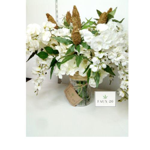 Stoner Weed Wedding Centerpiece Bouquet Fake Weed Artificial Marijuana Cannabis - FAUX-20 Decor